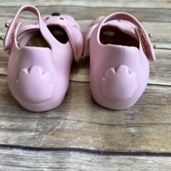 Mini Melissa Pink Ultragirl Rabbit Jelly Shoes - Picture 7 of 12
